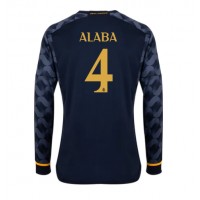 Real Madrid David Alaba #4 Vieraspaita 2023-24 Pitkähihainen